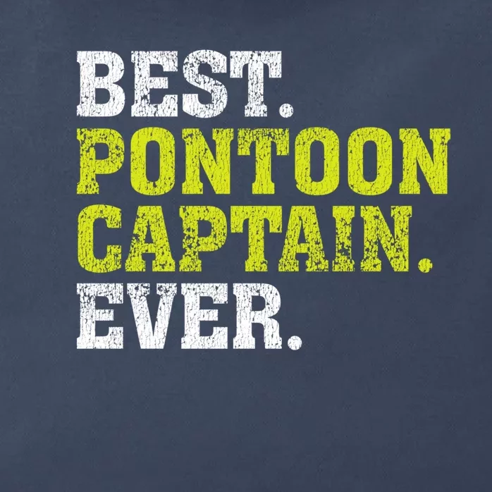 Best Pontoon Captain Ever | Pontoon Boat Zip Tote Bag