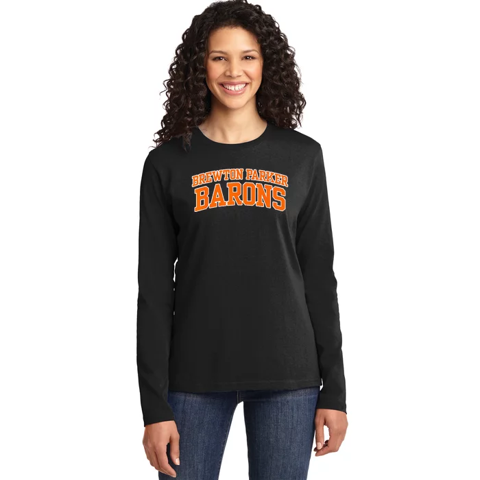 Brewton Parker College Barons 02 Ladies Long Sleeve Shirt