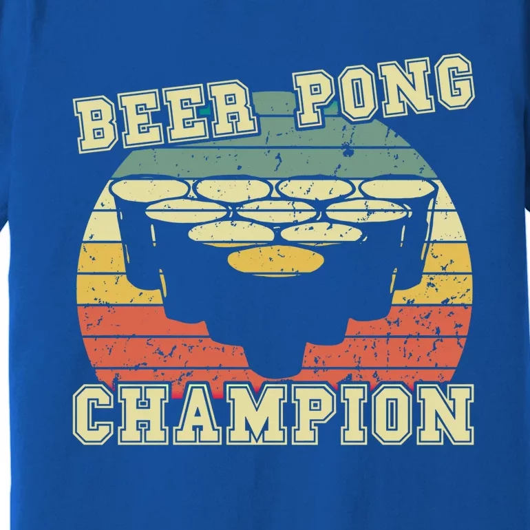 Beer Pong Champion/beer Pong Gift Premium T-Shirt