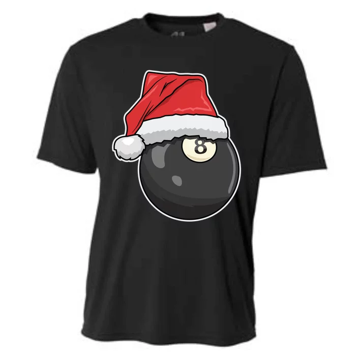 Billiards Player Christmas Costume Pool Funny Gift Cooling Performance Crew T-Shirt