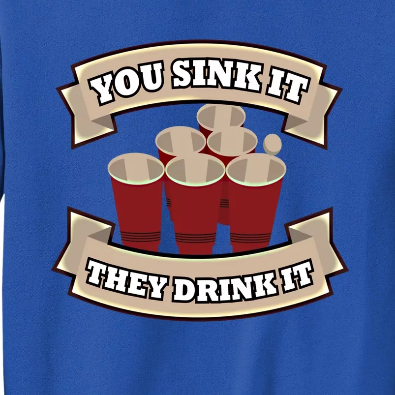 Beer Pong Costume I Beer Pong Gift Tall Sweatshirt