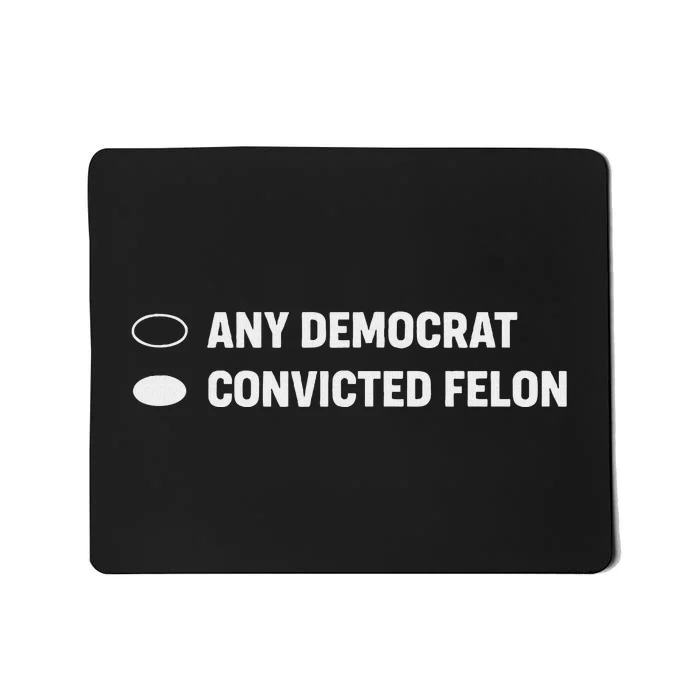 Ballot Paper Convicted Felon Election 2024 Mousepad