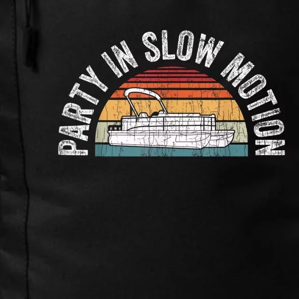 Best Pontoon Captain Boat Party In Slow Motion Daily Commute Backpack