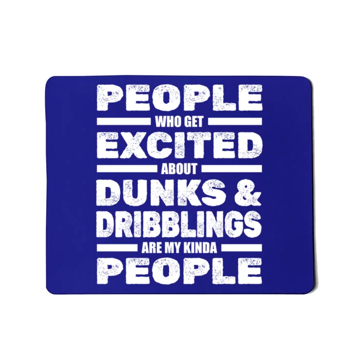 Basketball Player Dunks Dribblings Funny Gift Streetball Basketball Gift Mousepad