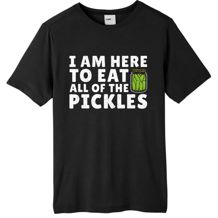 Best Pickle Design Cucumber Pickle Lover ChromaSoft Performance T-Shirt