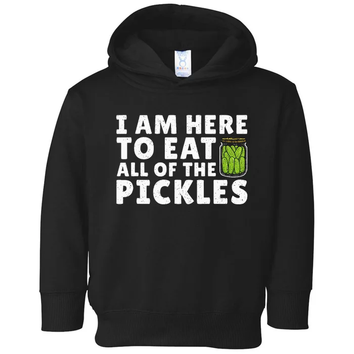 Best Pickle Design Cucumber Pickle Lover Toddler Hoodie