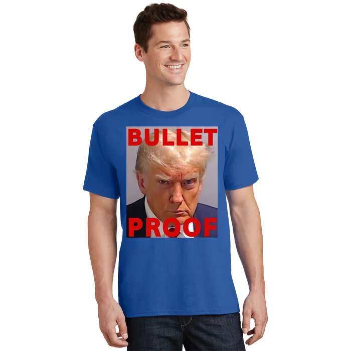 Bullet Proof Donald Trump 2024 Fight Fight Fight Trump Rally T-Shirt