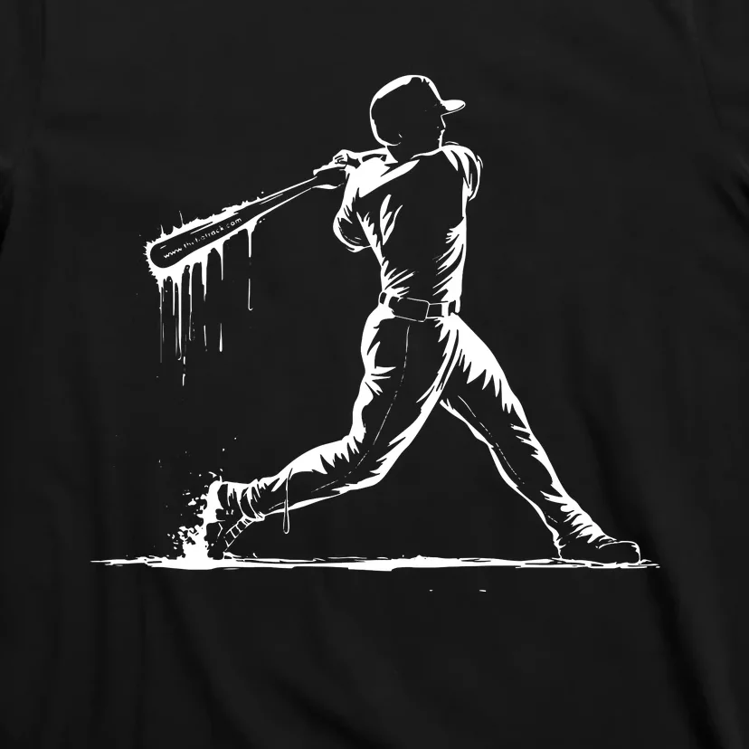 Baseball Player Drip T-Shirt