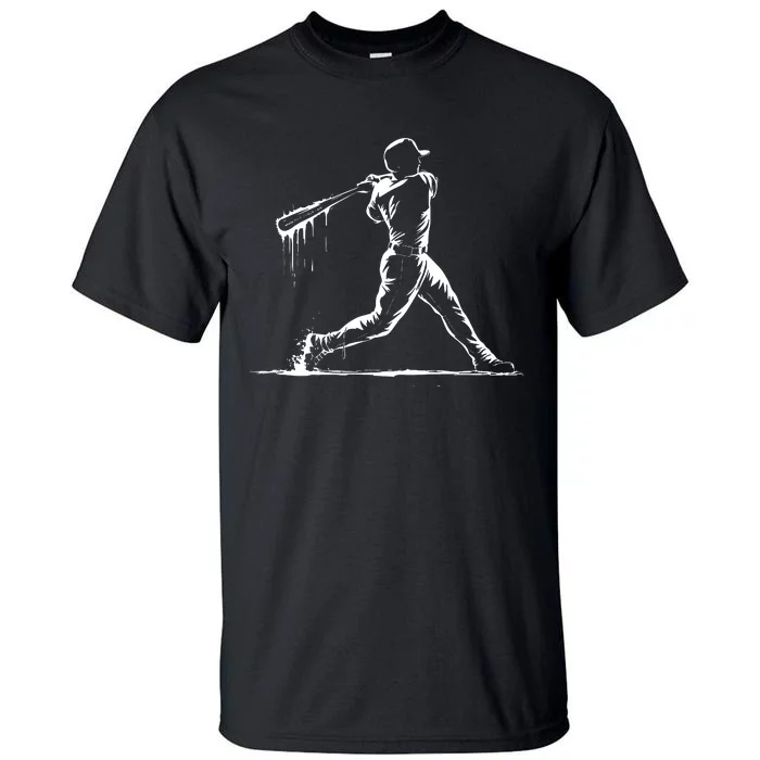 Baseball Player Drip Tall T-Shirt