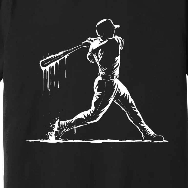 Baseball Player Drip Premium T-Shirt