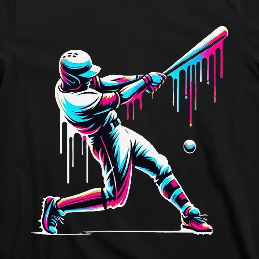 Baseball Player Drip Gift T-Shirt