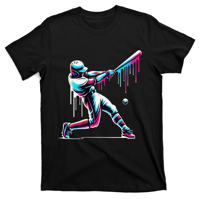 Baseball Player Drip Gift T-Shirt