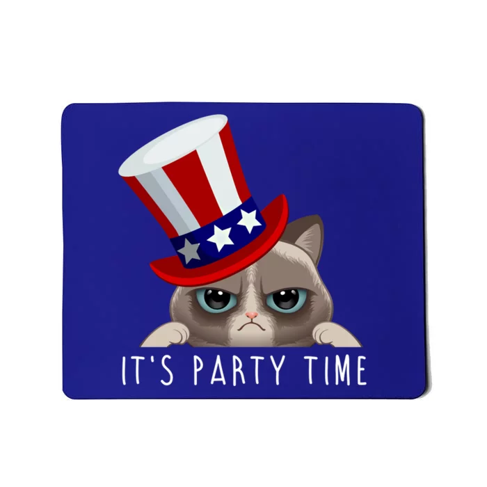 Birthday President’s Day Independence Memorial Cat Usa Hat Gift Mousepad