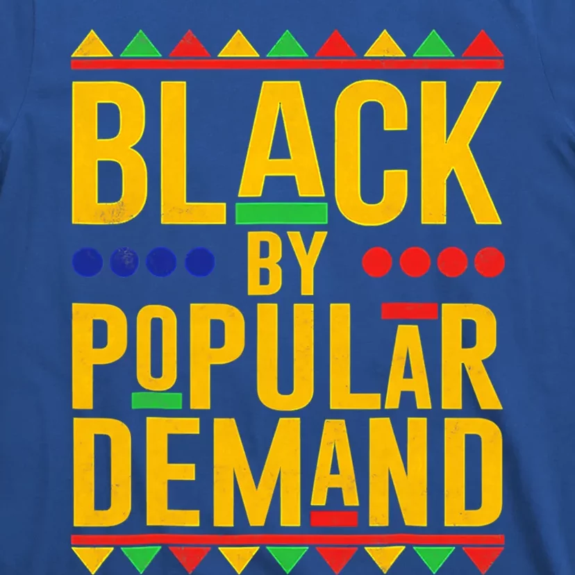 Black Popular Ded African American Melanin Black History Gift T-Shirt