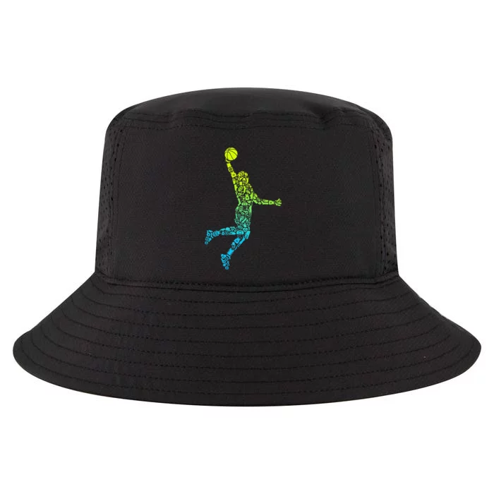 Basketball Players Dunking Cool Comfort Performance Bucket Hat