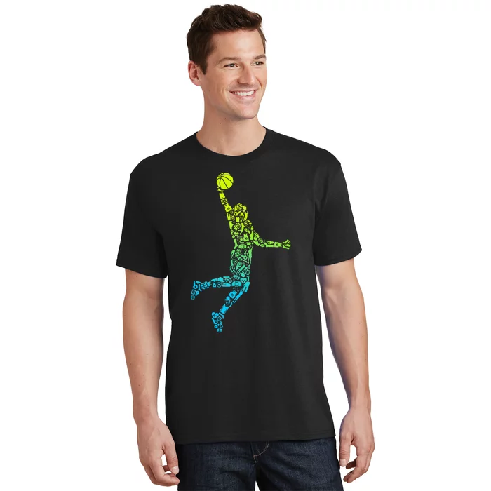 Basketball Players Dunking T-Shirt