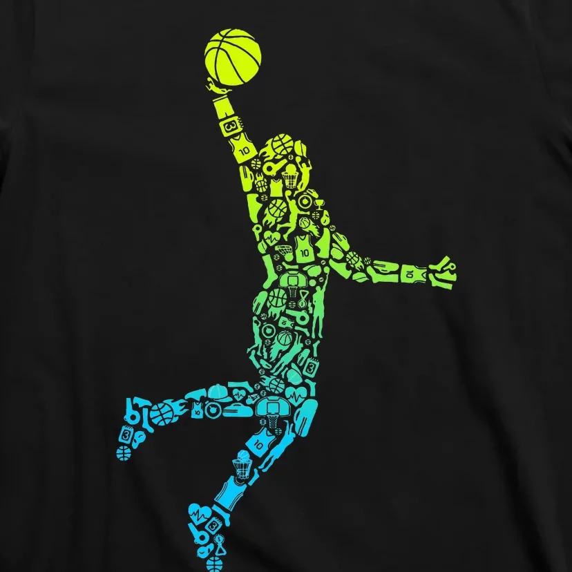 Basketball Players Dunking T-Shirt