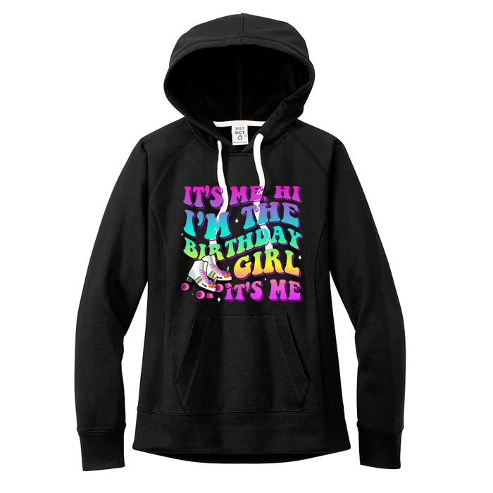 Birthday Party Disco Its Me Hi Im The Birthday Its Me Women's Fleece Hoodie