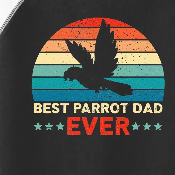 Best Parrot Dad Ever Birdwatching Bird Lover Birding Toddler Fine Jersey T-Shirt