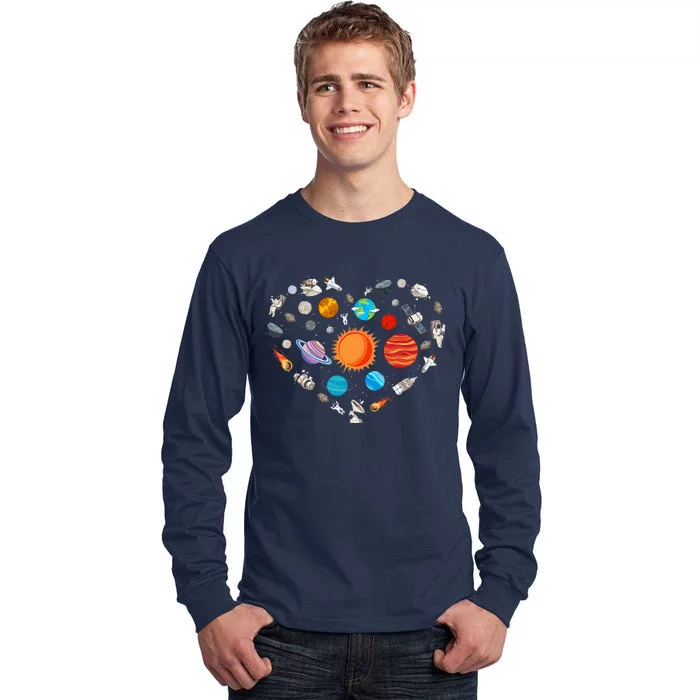 Best Planet Design For Outer Space Astronaut Tall Long Sleeve T-Shirt