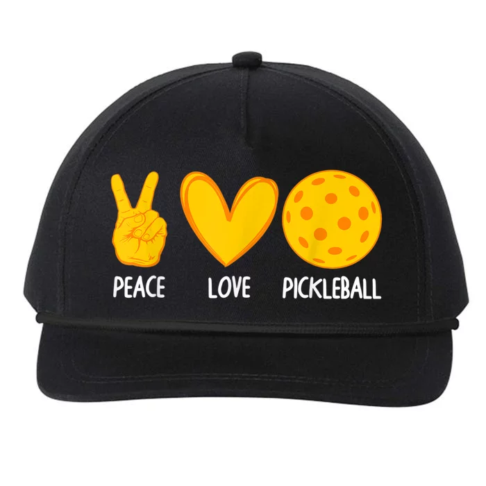 Best Pickleball Design For Men Women Pickleball Player Snapback Five-Panel Rope Hat