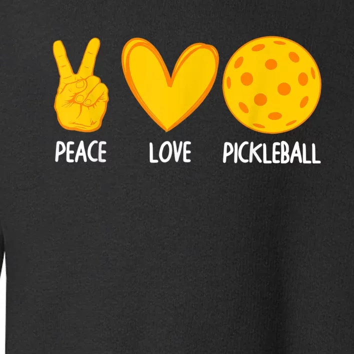 Best Pickleball Design For Men Women Pickleball Player Toddler Sweatshirt