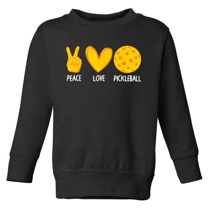 Best Pickleball Design For Men Women Pickleball Player Toddler Sweatshirt