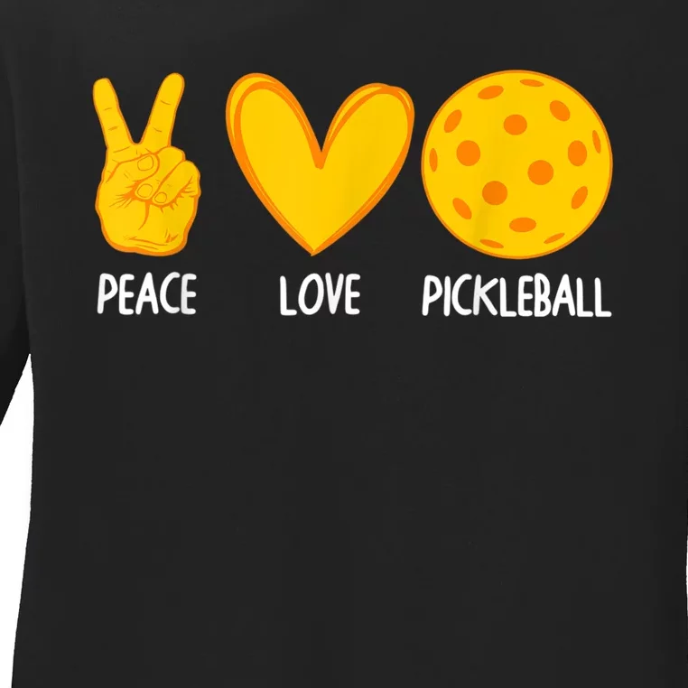 Best Pickleball Design For Men Women Pickleball Player Ladies Long Sleeve Shirt