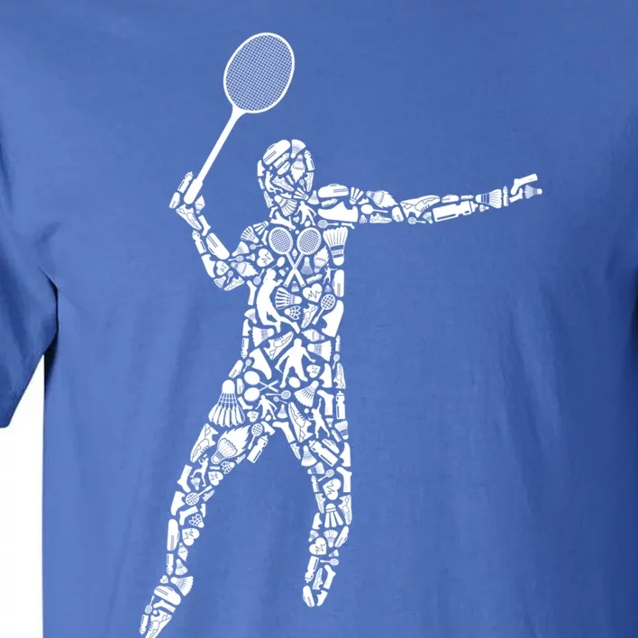 Badminton Player Dad Badminton Meaningful Gift Tall T-Shirt