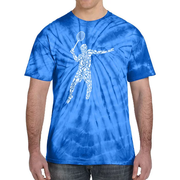 Badminton Player Dad Badminton Meaningful Gift Tie-Dye T-Shirt