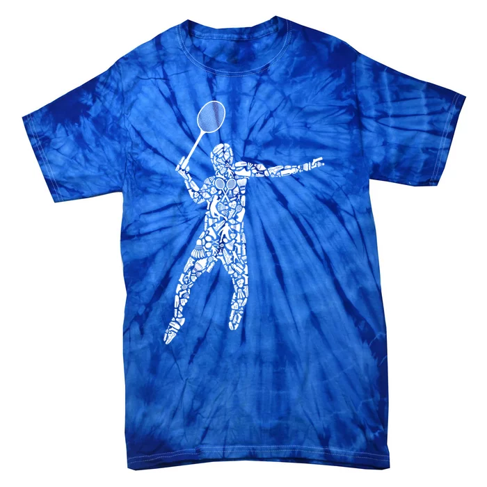 Badminton Player Dad Badminton Meaningful Gift Tie-Dye T-Shirt