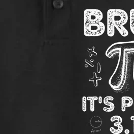 Bruh Pi Day 3.14 Pi Symbol Funny Pi Day Teachers Math Lovers Dry Zone Grid Performance Polo