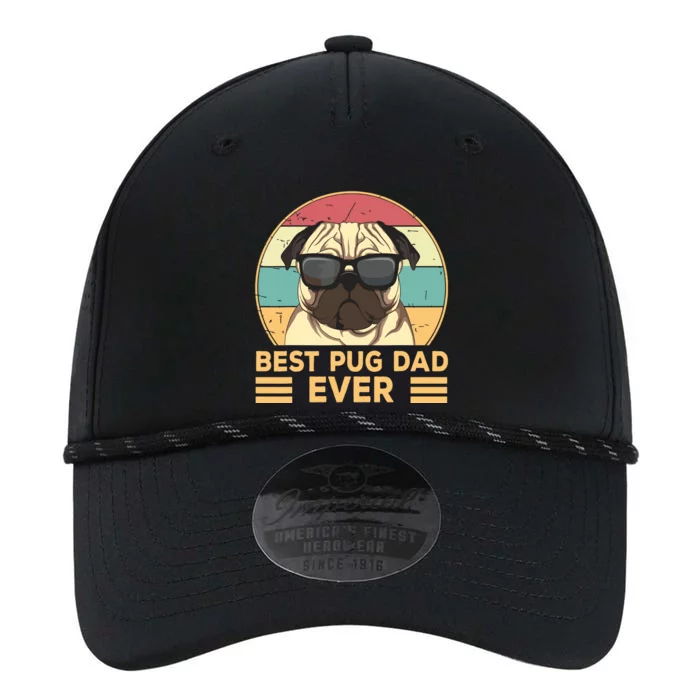 Best Pug Dad Ever Funny Pug Dog Gift For Men And Boy Performance The Dyno Cap