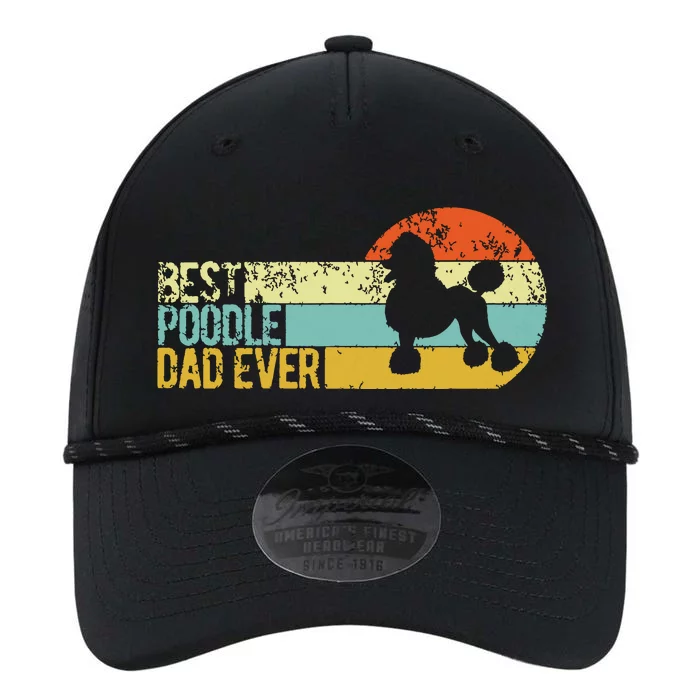 Best Poodle Dad Ever Poodle Papa Funny Poodle Owner Performance The Dyno Cap