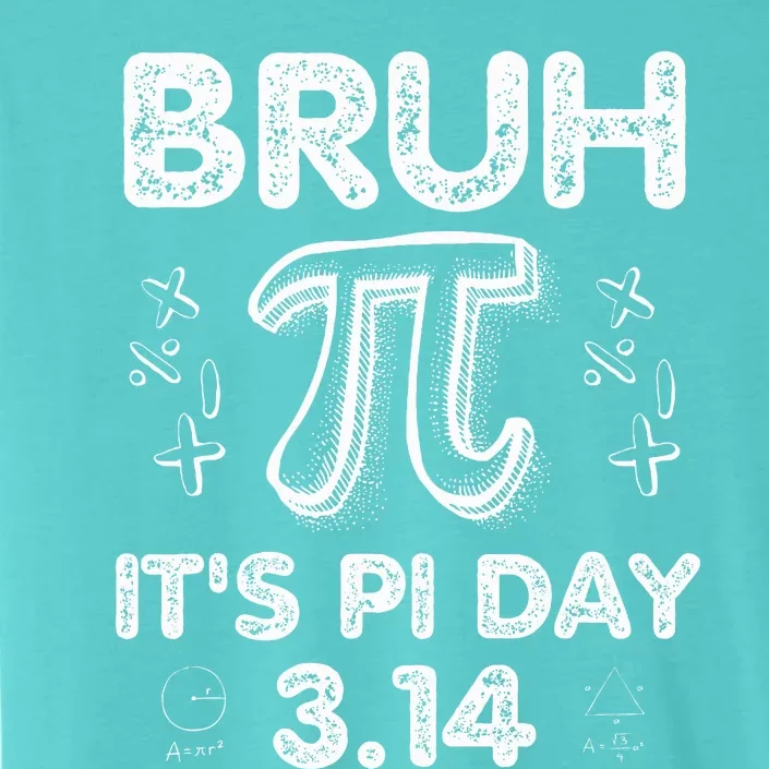 Bruh Pi Day 3.14 Pi Symbol Funnyteachers Math Lovers ChromaSoft Performance T-Shirt