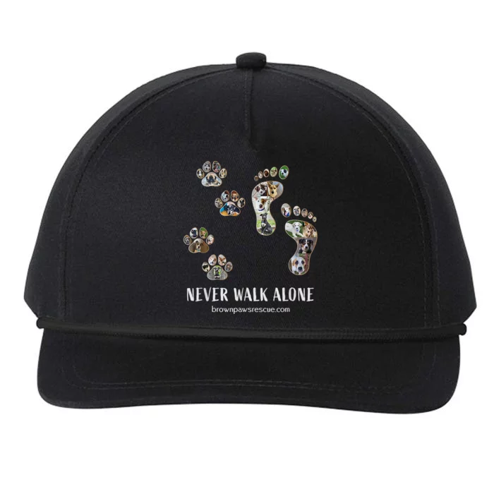 Brown Paws Dog Rescue Snapback Five-Panel Rope Hat