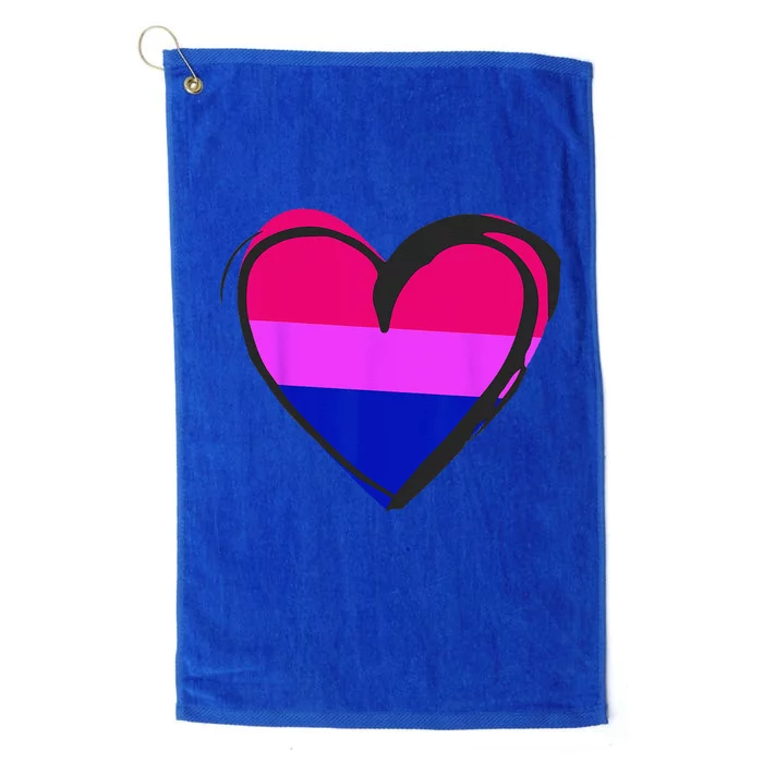 Bisexual Pride Design Bisexual Platinum Collection Golf Towel