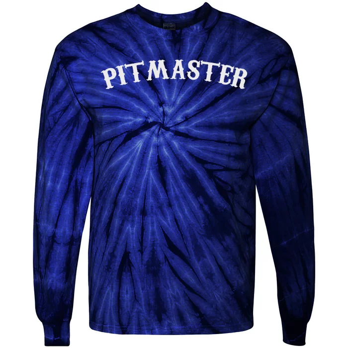 BBQ Pitmaster Drink Grill Things Chef Dad Fathers Day Tie-Dye Long Sleeve Shirt