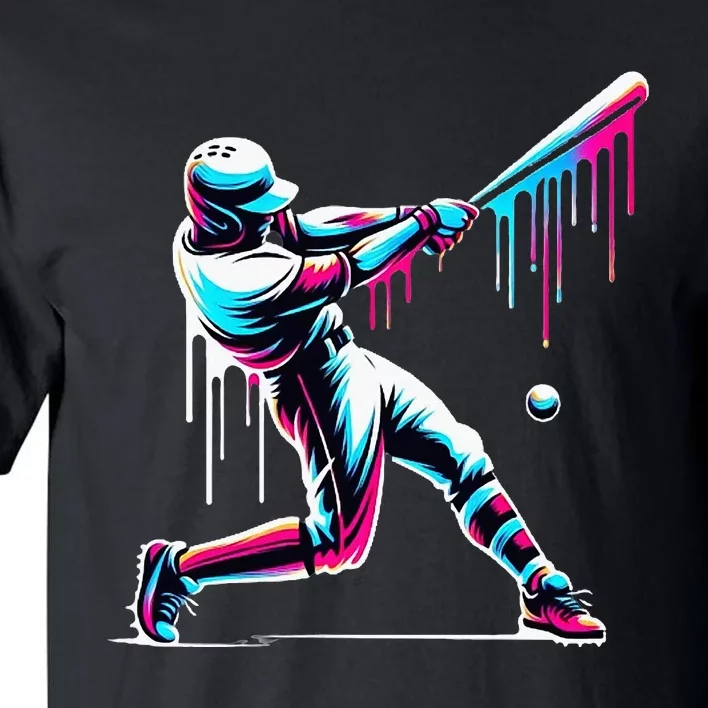 Baseball Player Drip Tall T-Shirt