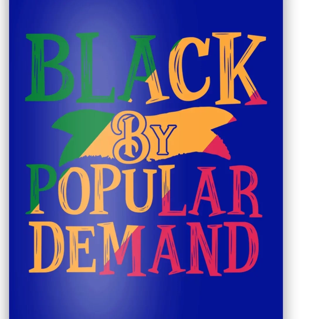 Black Popular Ded African American Melanin Black History Gift Poster