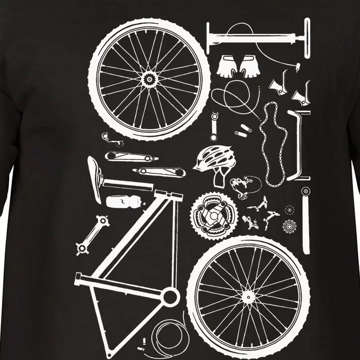 Bike Parts Downhill Rider Mountainbike MTB Cycling Comfort Colors T-Shirt