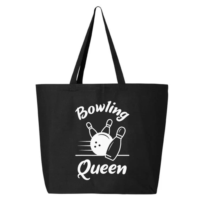 Bowling Player Die Queen Will Bowling Team Bowler 25L Jumbo Tote