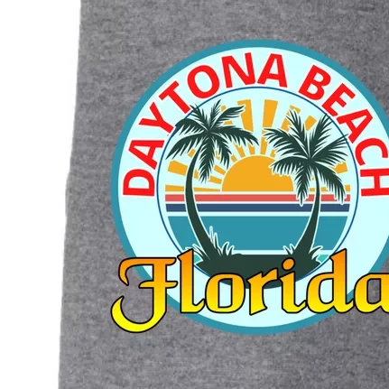 Beach Please Daytona Beach Florida Beach Spring Break Gift Doggie 3-End Fleece Hoodie