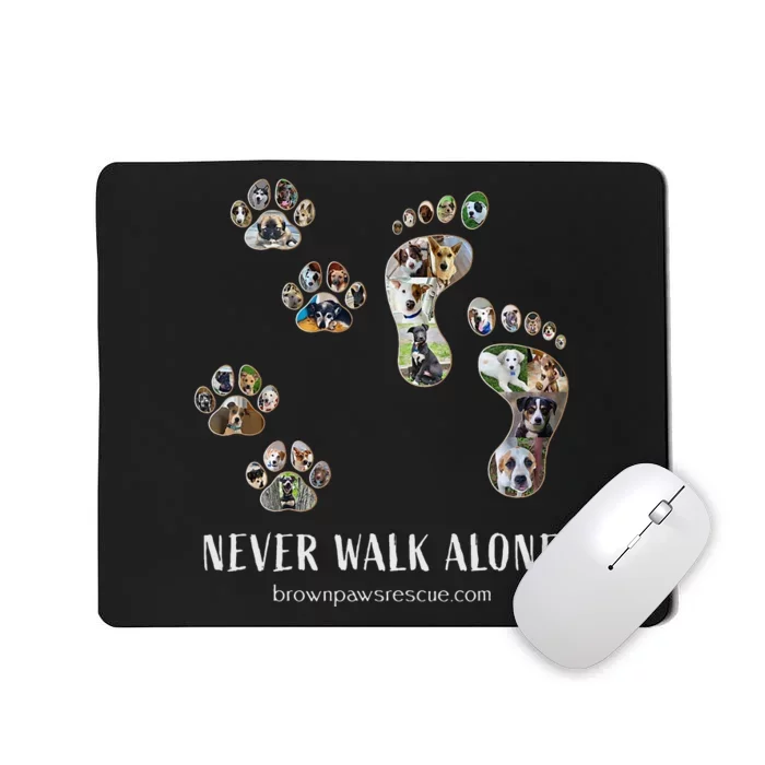 Brown Paws Dog Rescue Mousepad