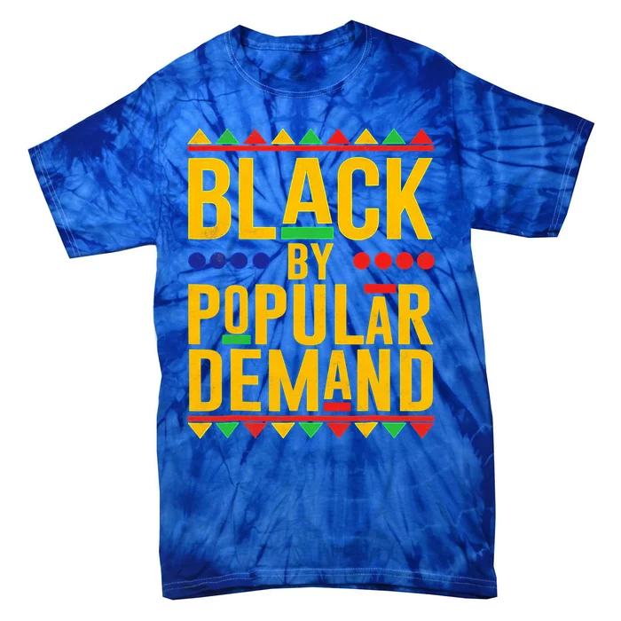 Black Popular Ded African American Melanin Black History Gift Tie-Dye T-Shirt