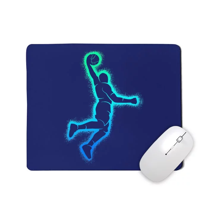 Basketball Player Dunking Basketball Mousepad