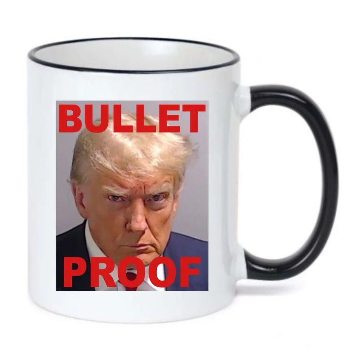 Bullet Proof Donald Trump 2024 Election Strong Black Color Changing Mug