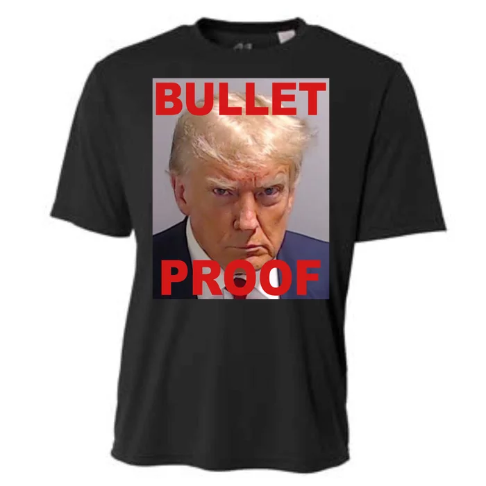 Bullet Proof Donald Trump 2024 Election Strong Cooling Performance Crew T-Shirt