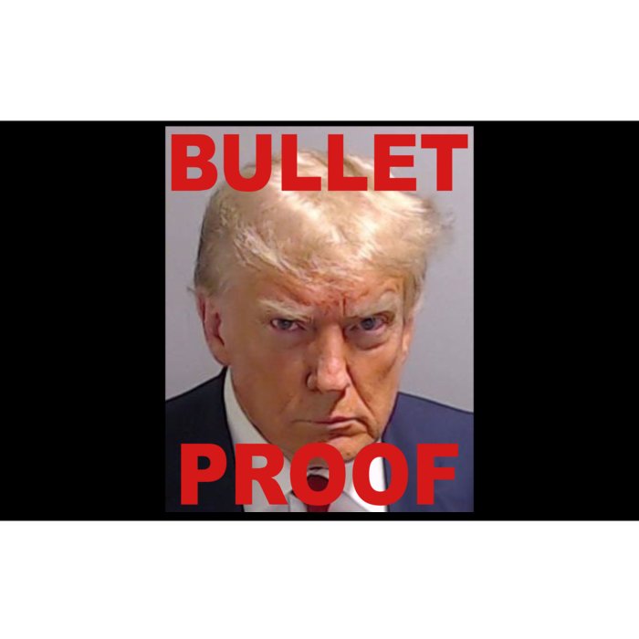 Bullet Proof Donald Trump 2024 Election Strong Bumper Sticker