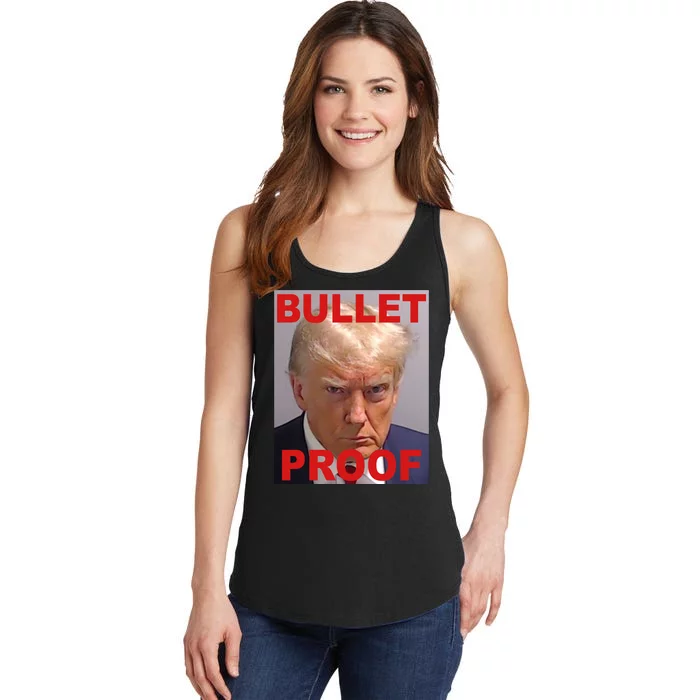 Bullet Proof Donald Trump 2024 Election Strong Ladies Essential Tank